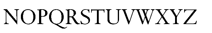 Spectrum Now Small Regular Font UPPERCASE