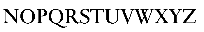 Spectrum Now Small Semi Bold Font UPPERCASE