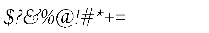 Spectrum Now Variable Italic Font OTHER CHARS