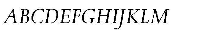 Spectrum Now Variable Italic Font UPPERCASE