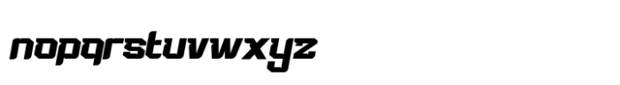 Speed Force Italic Font LOWERCASE