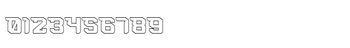 Speed Force Outline Font OTHER CHARS