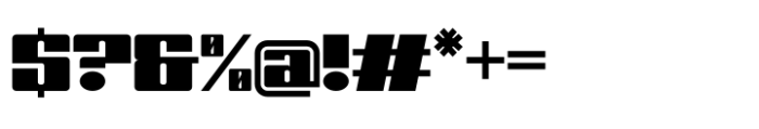 Speeded Regular Font OTHER CHARS