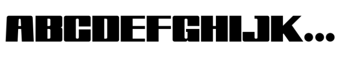Speeded Regular Font UPPERCASE