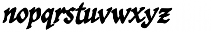 Spellcaster Bold Italic Font LOWERCASE