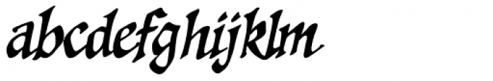 Spellcaster Italic Font LOWERCASE