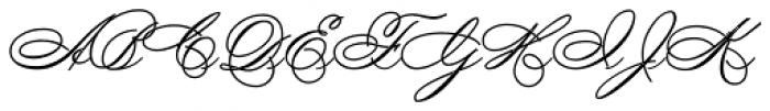 Spencerian By Product Font UPPERCASE