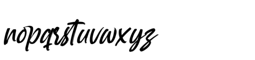 Spenty Brother  Italic Font LOWERCASE