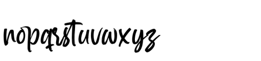 Spenty Brother  Regular Font LOWERCASE