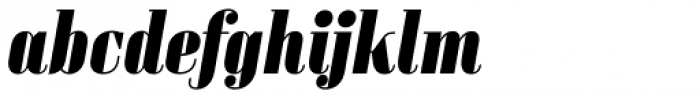 Sperling FY Black Italic Font LOWERCASE