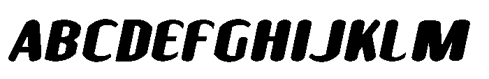 Spicy Jokes JNL Oblique Font UPPERCASE