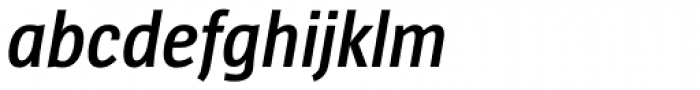Spiegel Cond SemiBold Italic Font LOWERCASE