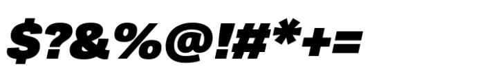 Spiegel Sans Black Italic Font OTHER CHARS