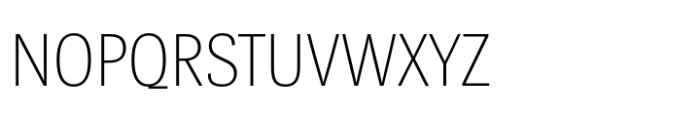 Spiegel Sans Condensed ExtraLight Font UPPERCASE