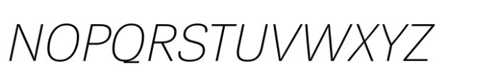 Spiegel Sans ExtraLight Italic Font UPPERCASE