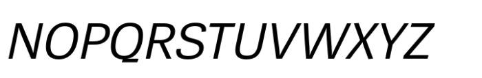 Spiegel Sans Regular Italic Font UPPERCASE