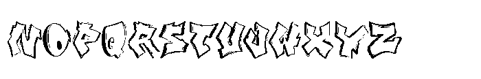 Spikevolt Outline Font LOWERCASE