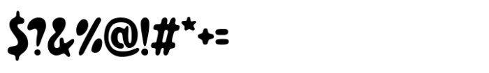 Spilled Ink Regular Font OTHER CHARS