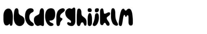 Spilled Ink Variable Font LOWERCASE