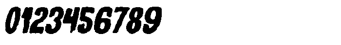 Spine Tinglers 667 Oblique Font OTHER CHARS
