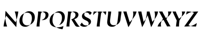 Spirala Display Medium Italic Font UPPERCASE