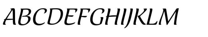Spirea Italic Font UPPERCASE
