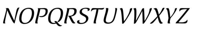 Spirea Italic Font UPPERCASE