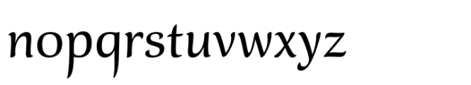 Spirea Regular Font LOWERCASE