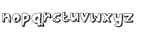Spirit Muuda Sketch Font LOWERCASE