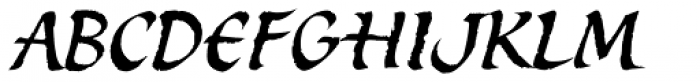Spirit Std Italic Font UPPERCASE