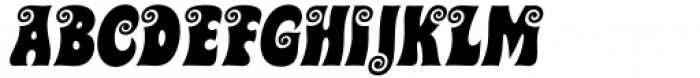 Spirodelic Italic Font LOWERCASE