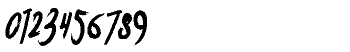 Splatify Oblique Font OTHER CHARS