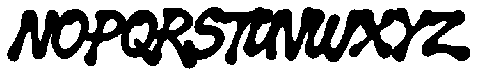 Splatink Bold Font UPPERCASE