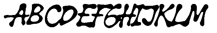 Splatink Light Font UPPERCASE