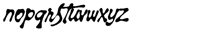 Splatink Light Font LOWERCASE