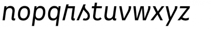 Spock Essential Alt2 Regular Italic Font LOWERCASE