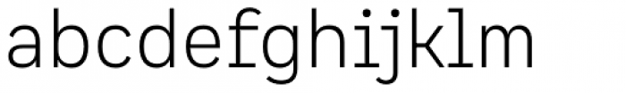 Spock Essential Light Font LOWERCASE