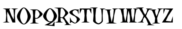 Spooktacular Bold Font UPPERCASE