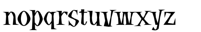 Spooktacular Bold Font LOWERCASE