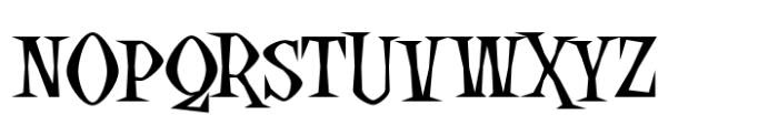 Spooktacular Demi Bold Font UPPERCASE