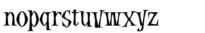 Spooktacular Demi Bold Font LOWERCASE