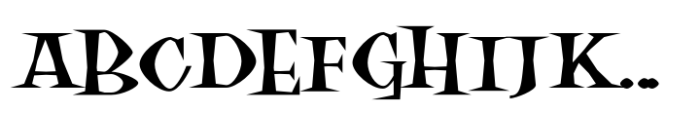 Spooktacular Expanded Font UPPERCASE