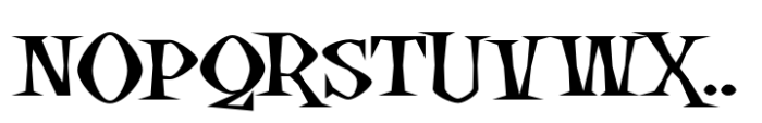 Spooktacular Extra Bold Font UPPERCASE