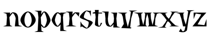 Spooktacular Extra Bold Font LOWERCASE