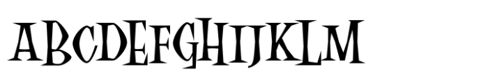 Spooktacular Medium Font UPPERCASE