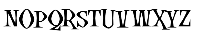 Spooktacular Semi Bold Font UPPERCASE