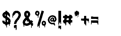 Spooktober Regular Font OTHER CHARS