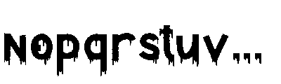 Spooktober Regular Font LOWERCASE