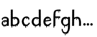 Spooky Adventure Regular Font LOWERCASE