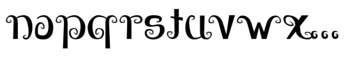 Spooky Ghouline Font LOWERCASE